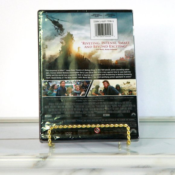 World War Z with Brad Pitt Sealed DVD - Picture 2 of 2